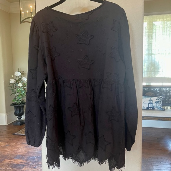 New, never worn black blouse from Anthropologie. - Picture 2 of 9